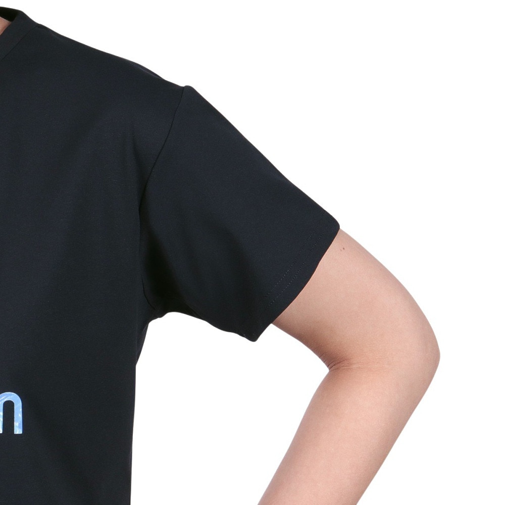ジローム（GIRAUDM）（レディース）ドライプラス ジャージー プリント 半袖Tシャツ CT5S0036-TR864-GRCD NVY