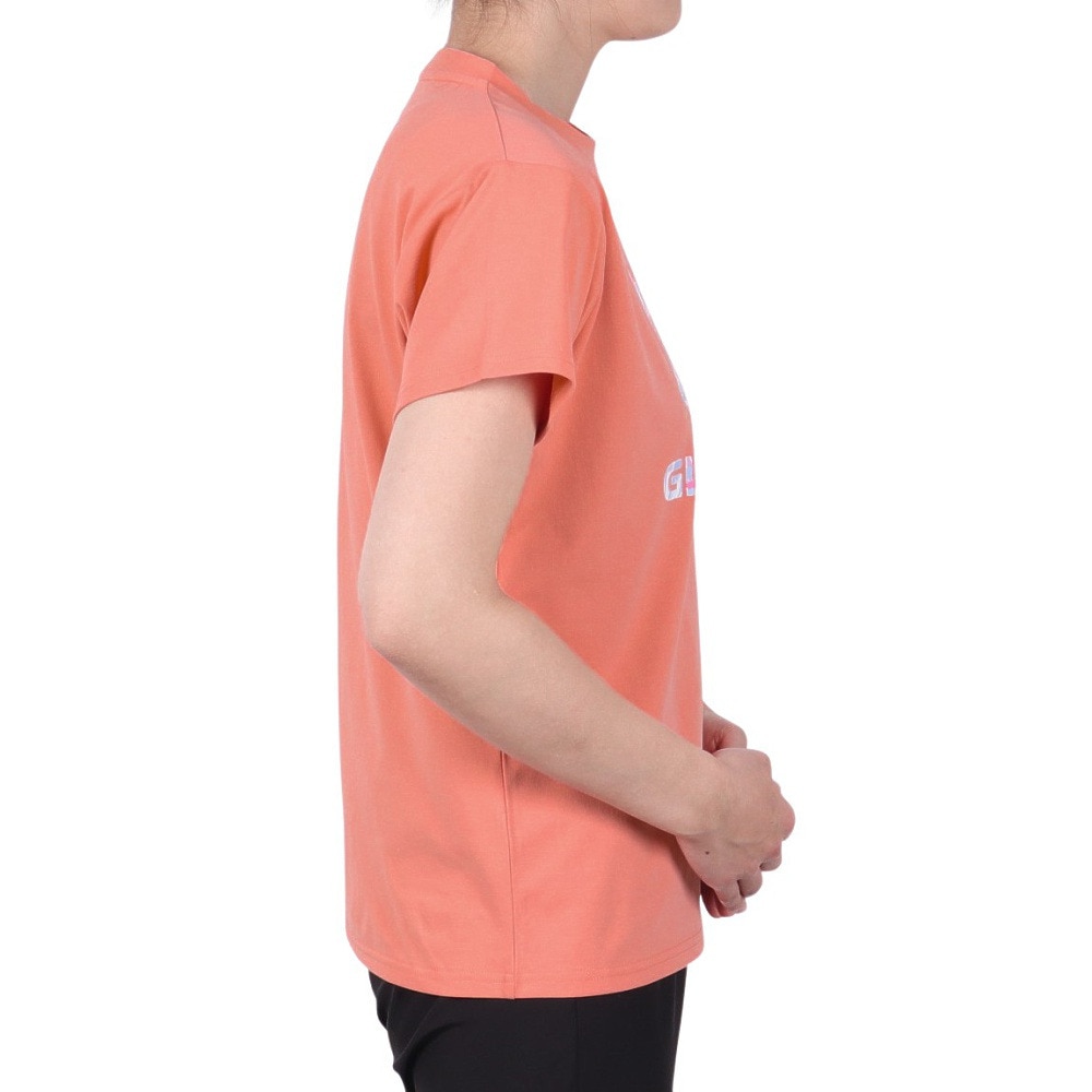 ジローム（GIRAUDM）（レディース）ドライプラス ジャージー プリント 半袖Tシャツ CT5S0036-TR864-GRCD SNP