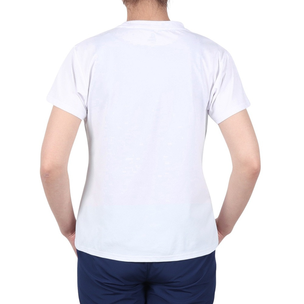ジローム（GIRAUDM）（レディース）ドライプラス ジャージー プリント 半袖Tシャツ CT5S0036-TR864-GRCD WHT