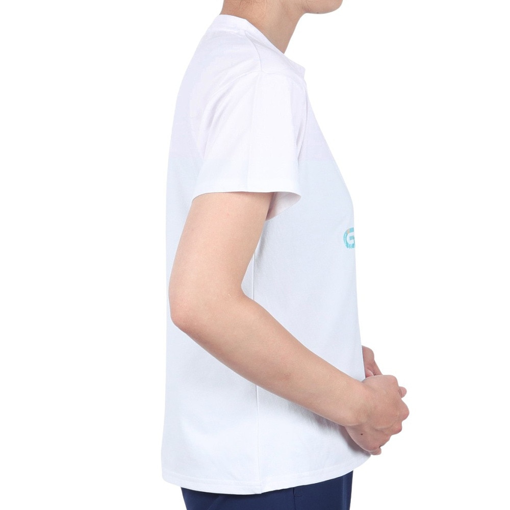 ジローム（GIRAUDM）（レディース）ドライプラス ジャージー プリント 半袖Tシャツ CT5S0036-TR864-GRCD WHT
