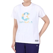 (レディース)ドライプラス ジャージー プリント 半袖Tシャツ CT5S0036-TR864-GRCD WHT