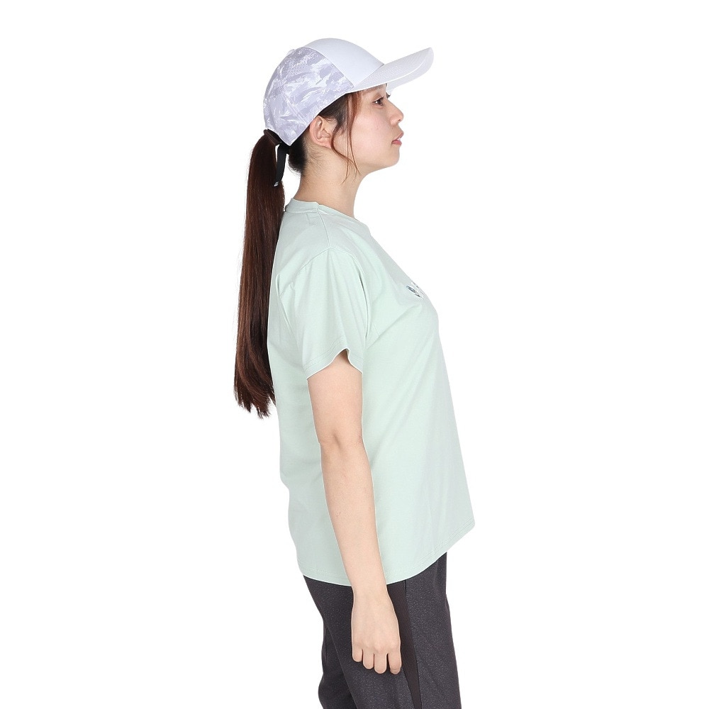 ジローム（GIRAUDM）（レディース）ドライプラス ジャージー プリント 半袖Tシャツ CT5S0037-TR864-GRCD GRN