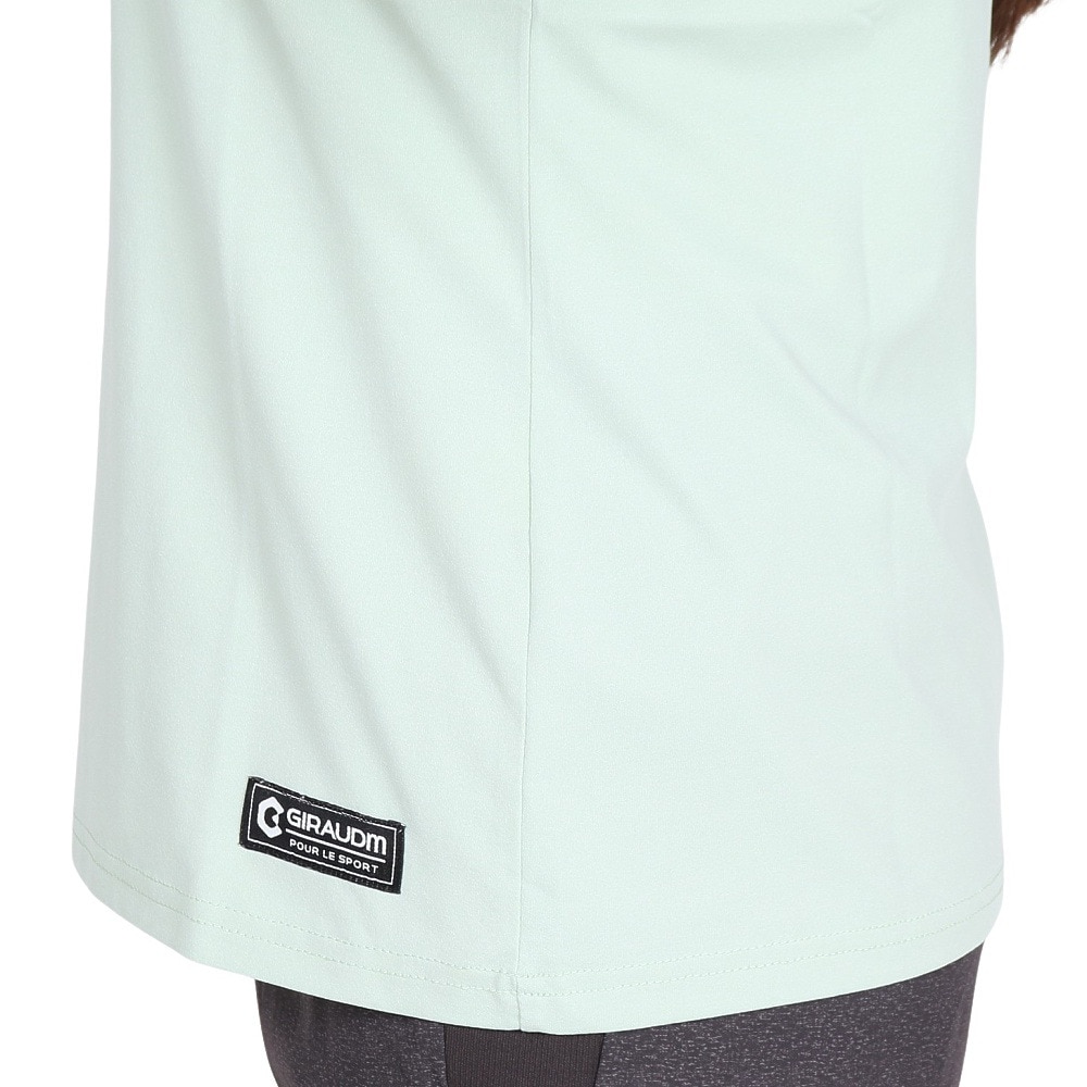 ジローム（GIRAUDM）（レディース）ドライプラス ジャージー プリント 半袖Tシャツ CT5S0037-TR864-GRCD GRN