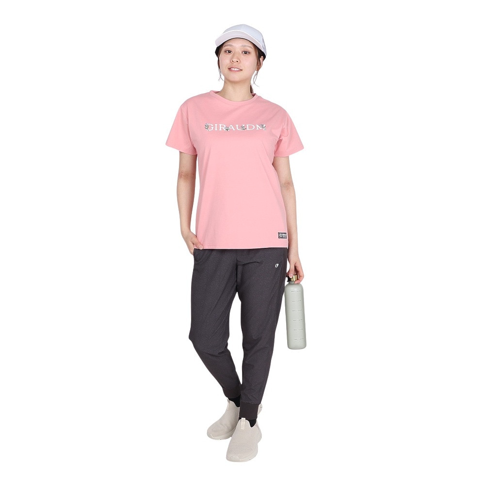 ジローム（GIRAUDM）（レディース）ドライプラス ジャージー プリント 半袖Tシャツ CT5S0037-TR864-GRCD ROS