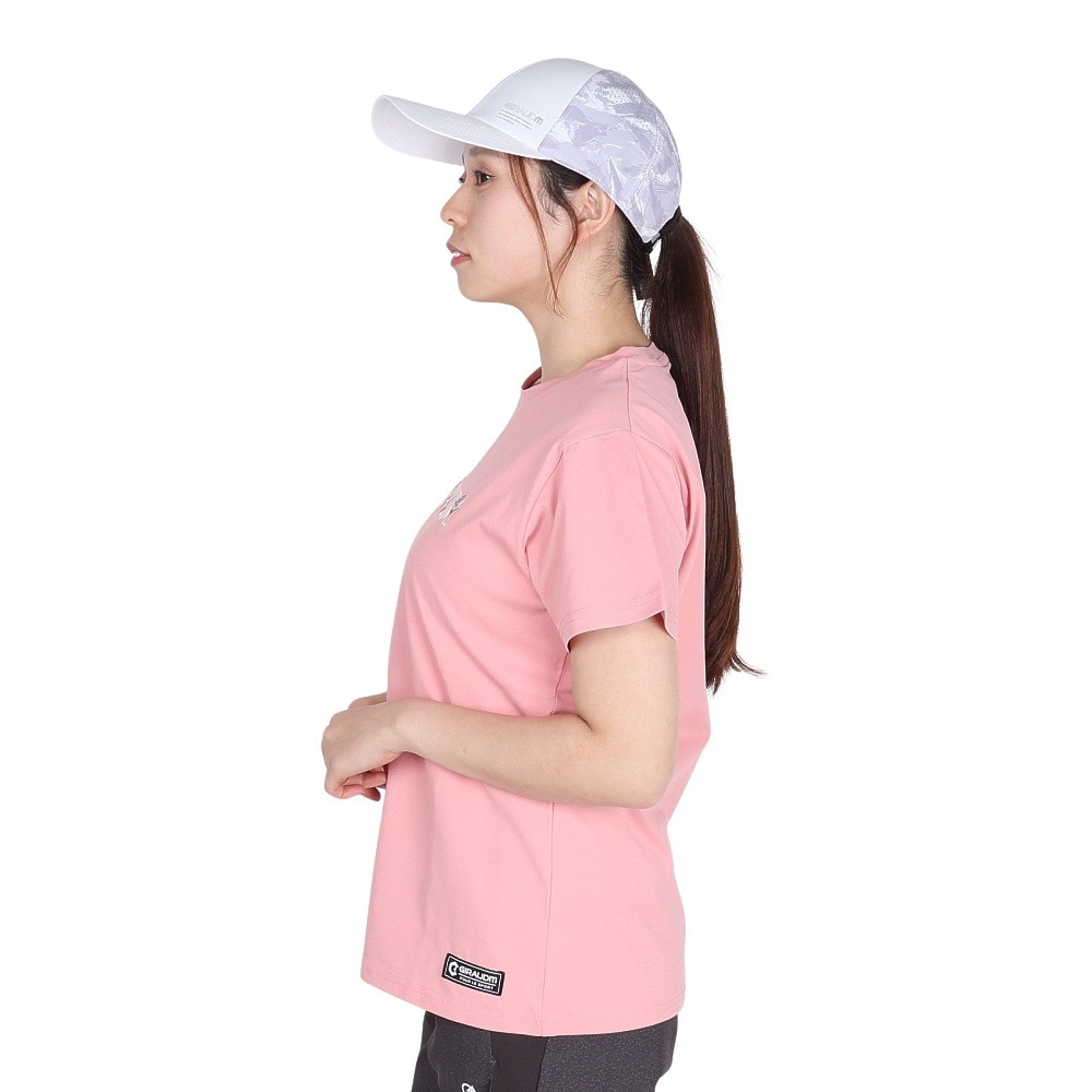 ジローム（GIRAUDM）（レディース）ドライプラス ジャージー プリント 半袖Tシャツ CT5S0037-TR864-GRCD ROS