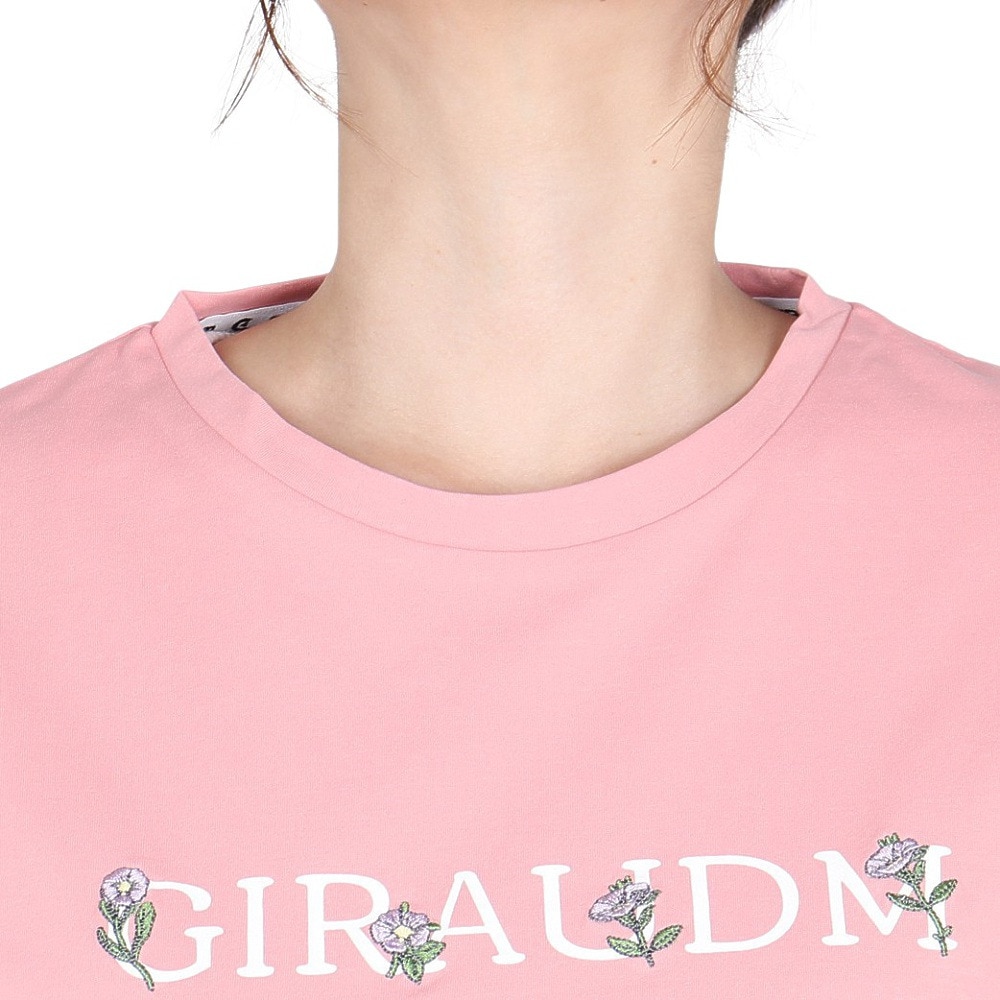 ジローム（GIRAUDM）（レディース）ドライプラス ジャージー プリント 半袖Tシャツ CT5S0037-TR864-GRCD ROS