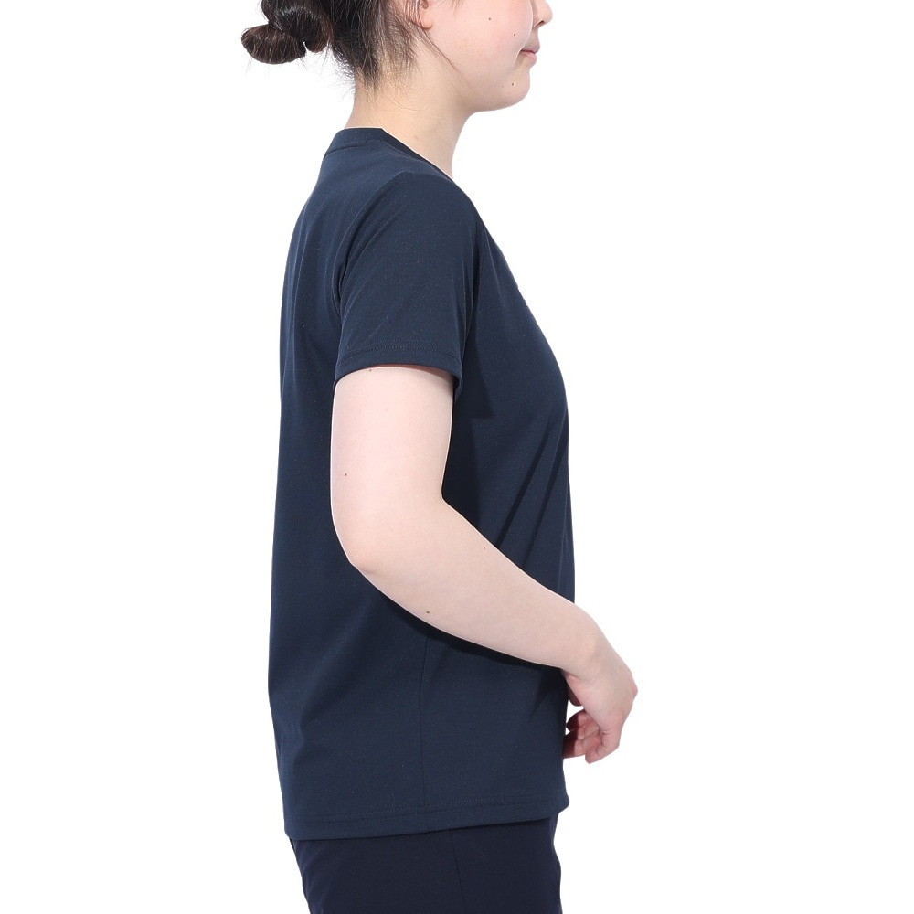 ルコックスポルティフ（lecoqsportif）（レディース）ヘランカサンスクリーン 半袖Tシャツ LT5SHT01L NV00