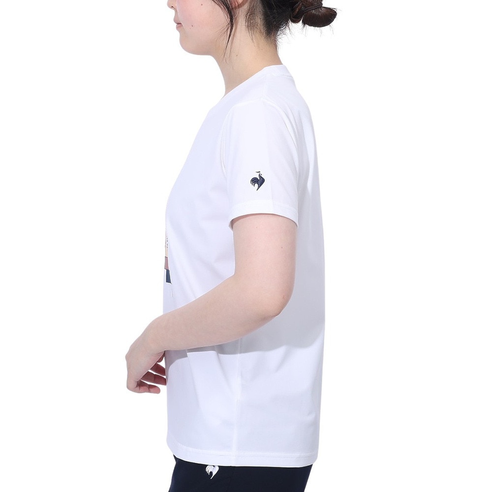 ルコックスポルティフ（lecoqsportif）（レディース）ヘランカサンスクリーン 半袖Tシャツ LT5SHT01L WH00