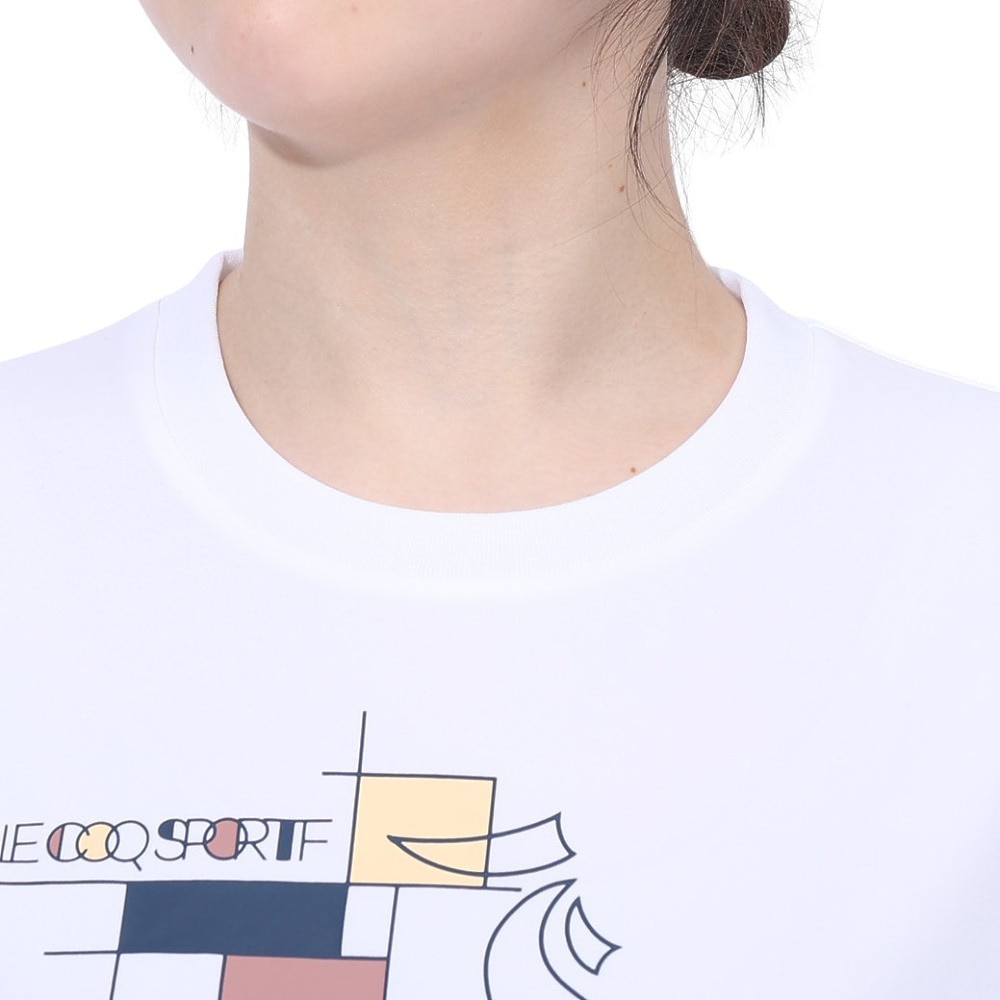 ルコックスポルティフ（lecoqsportif）（レディース）ヘランカサンスクリーン 半袖Tシャツ LT5SHT01L WH00
