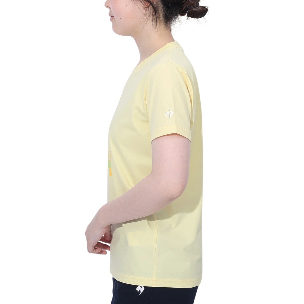 ルコックスポルティフ（lecoqsportif）（レディース）ヘランカサンス クリーン 半袖Tシャツ LT5SHT01L YL00