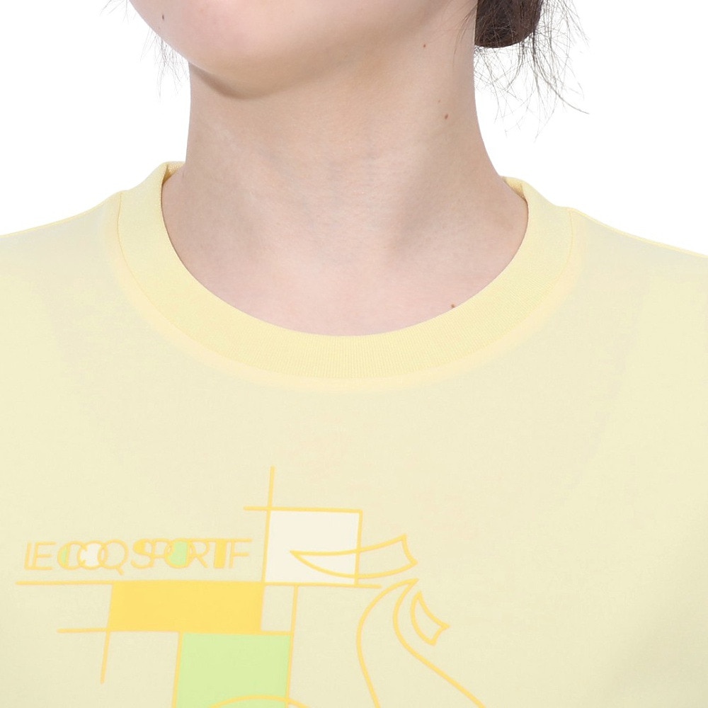 ルコックスポルティフ（lecoqsportif）（レディース）ヘランカサンス クリーン 半袖Tシャツ LT5SHT01L YL00