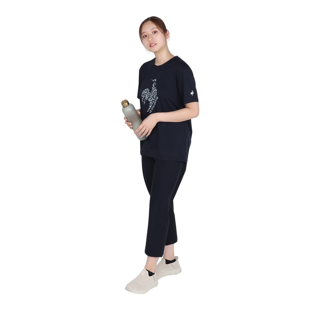 ルコックスポルティフ（lecoqsportif）（レディース）サンスクリーン 半袖Tシャツ LT5SHT07L NV00