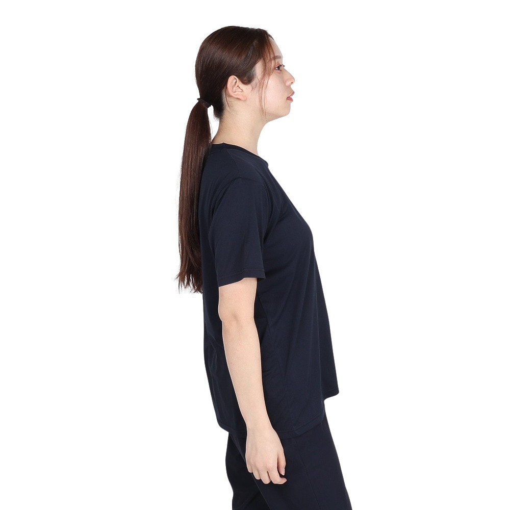 ルコックスポルティフ（lecoqsportif）（レディース）サンスクリーン 半袖Tシャツ LT5SHT07L NV00