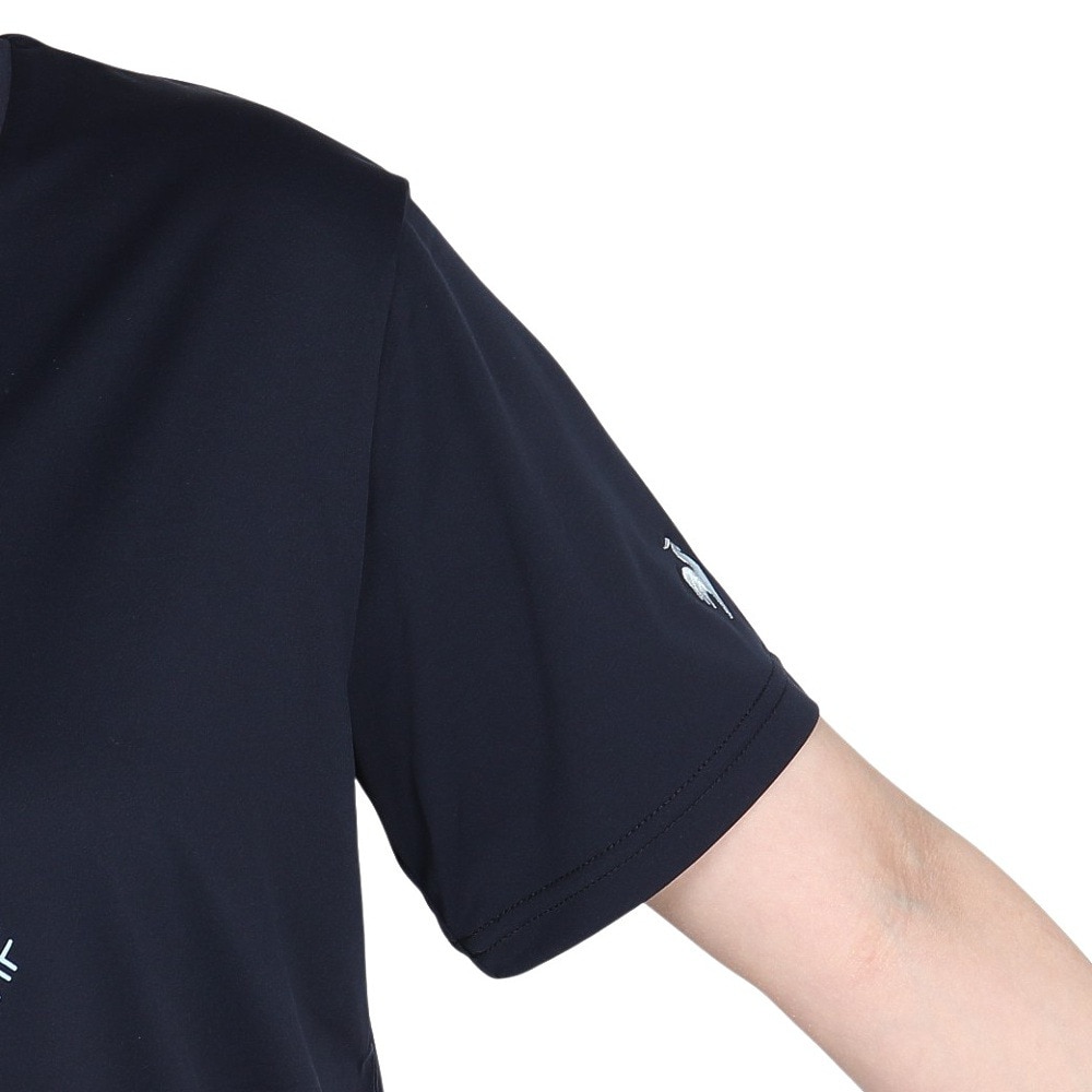 ルコックスポルティフ（lecoqsportif）（レディース）サンスクリーン 半袖Tシャツ LT5SHT07L NV00