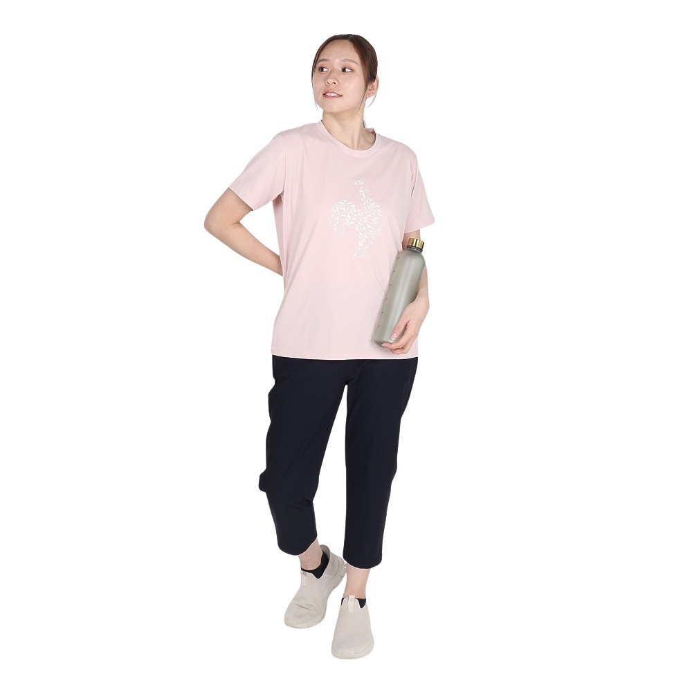 ルコックスポルティフ（lecoqsportif）（レディース）サンスクリーン 半袖Tシャツ LT5SHT07L PK00