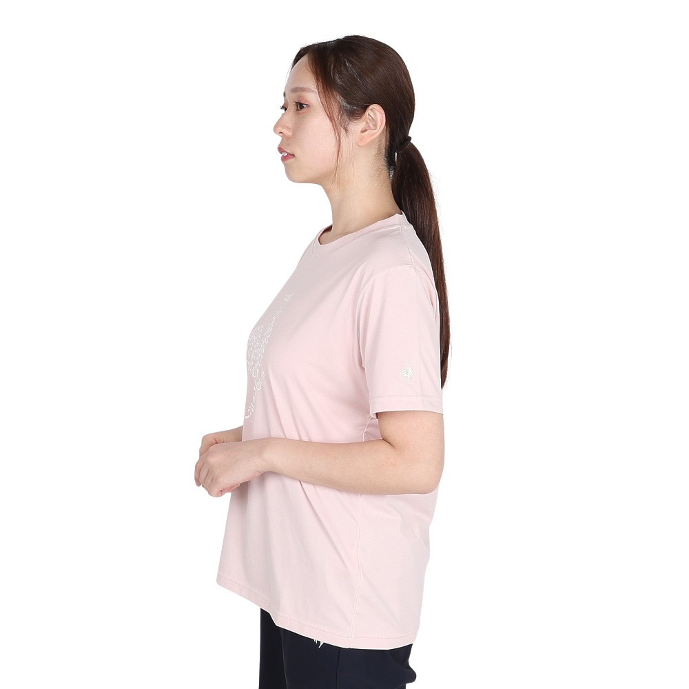 ルコックスポルティフ（lecoqsportif）（レディース）サンスクリーン 半袖Tシャツ LT5SHT07L PK00