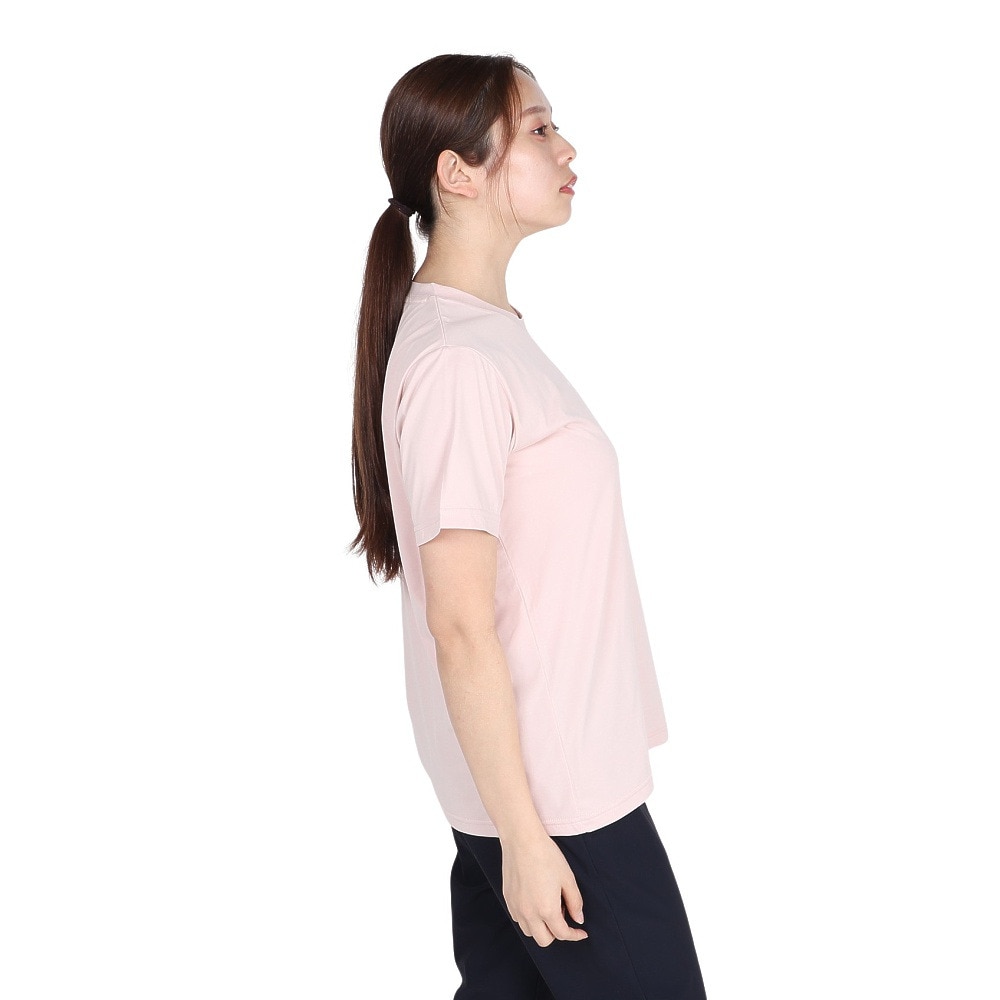 ルコックスポルティフ（lecoqsportif）（レディース）サンスクリーン 半袖Tシャツ LT5SHT07L PK00