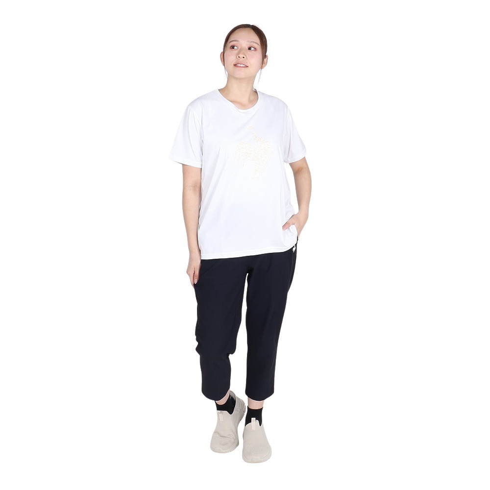 ルコックスポルティフ（lecoqsportif）（レディース）サンスクリーン半袖Tシャツ LT5SHT07L WH00