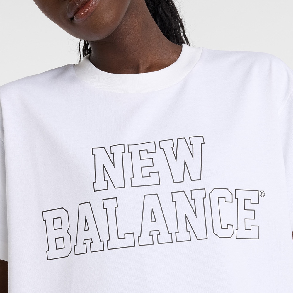ニューバランス（new balance）（レディース）オーバーサイズＴシャツ AWT51134WT