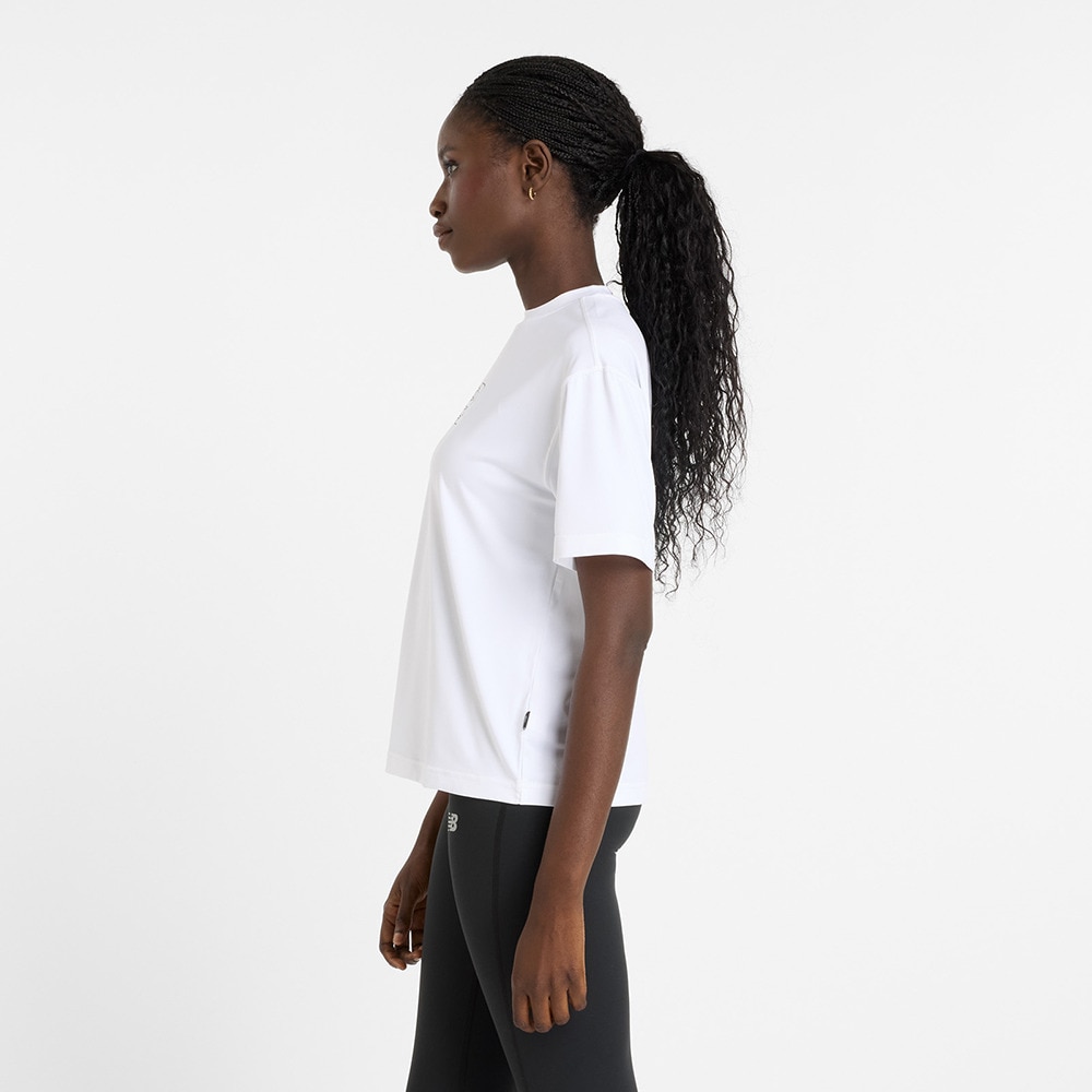 ニューバランス（new balance）（レディース）リラックスグラフィックＴシャツ AWT51135SST