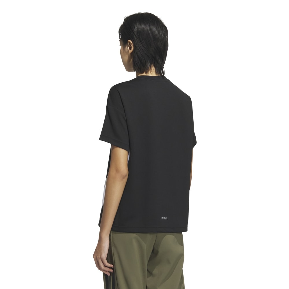 アディダス（adidas）（レディース）カラーブロック 半袖Tシャツ KQD82-JP0008