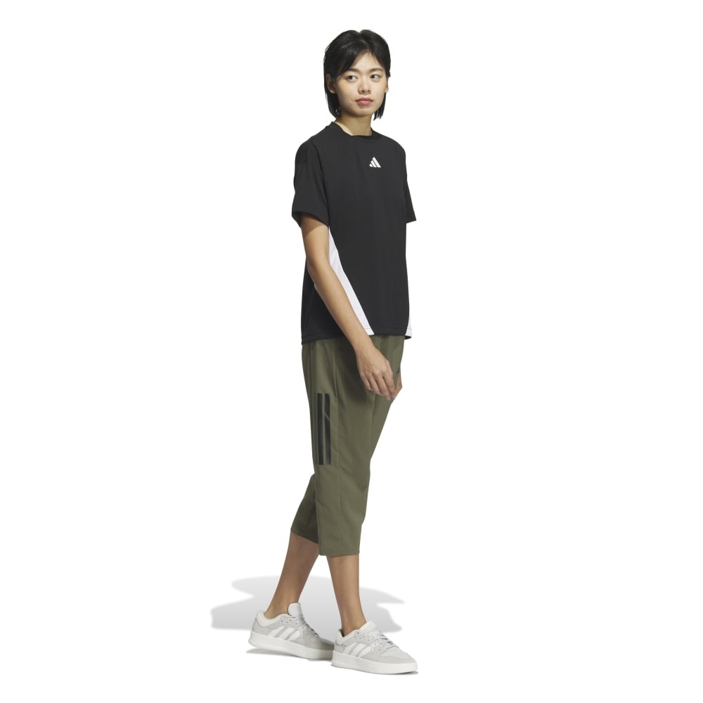 アディダス（adidas）（レディース）カラーブロック 半袖Tシャツ KQD82-JP0008