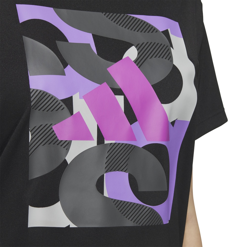アディダス（adidas）（レディース）グラフィック 半袖Tシャツ KQD83-JP0011
