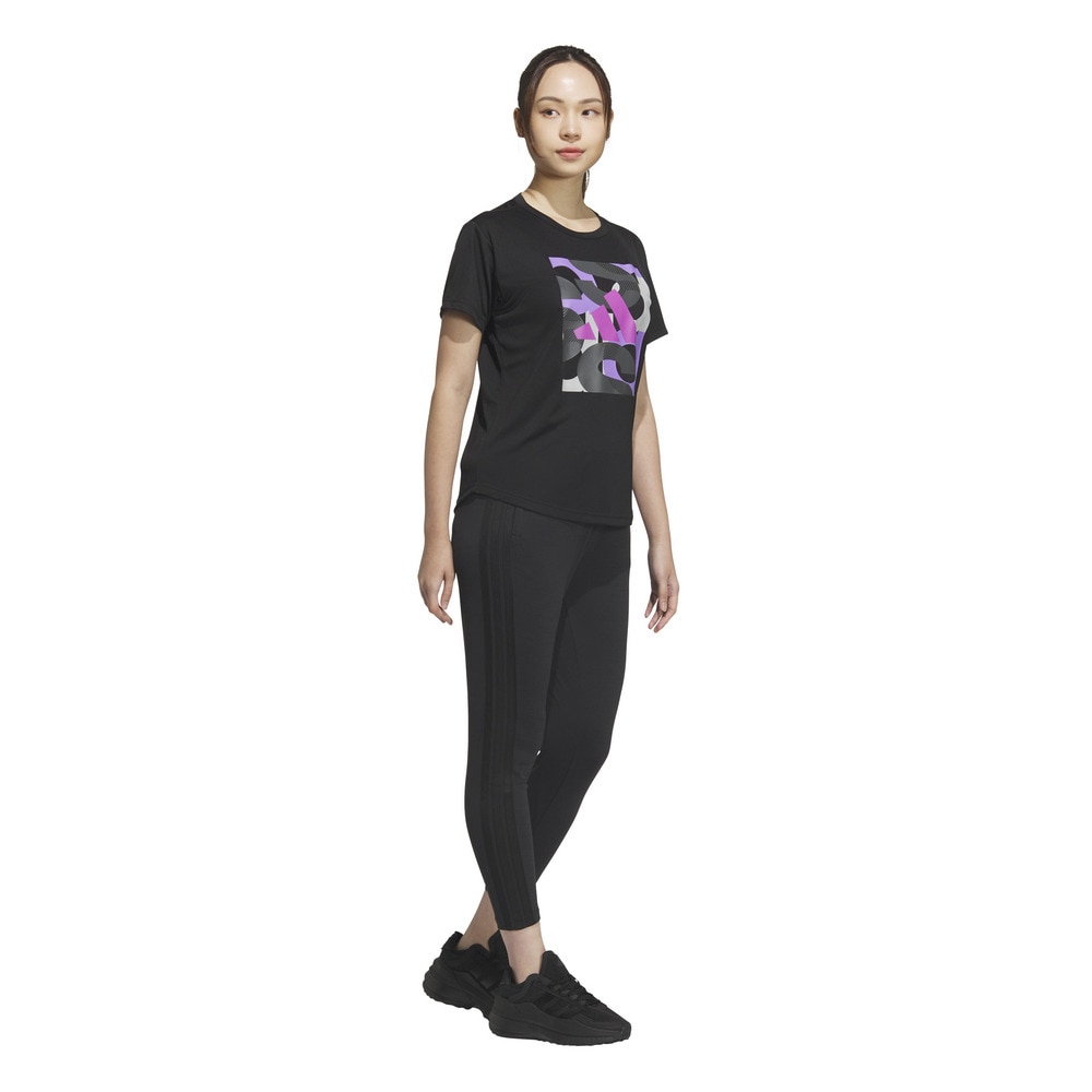 アディダス（adidas）（レディース）グラフィック 半袖Tシャツ KQD83-JP0011