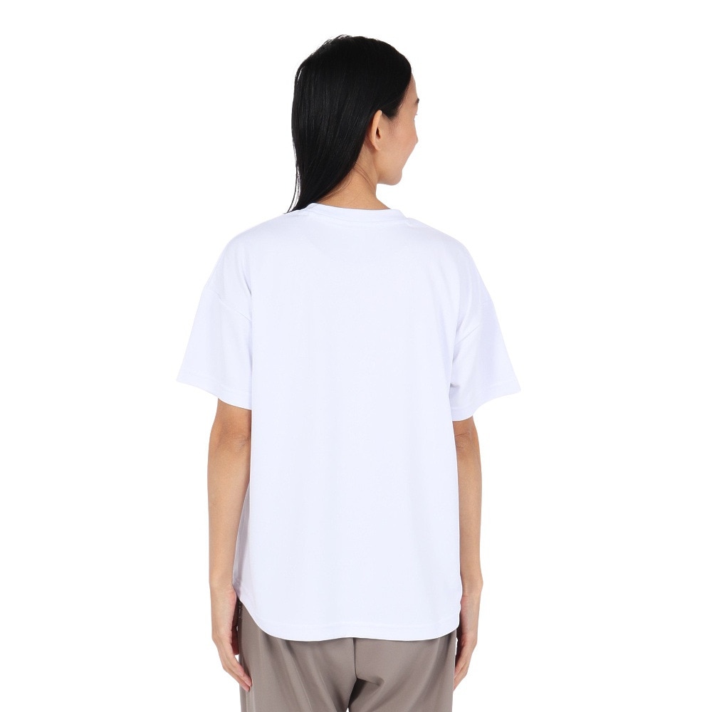 ジローム（GIRAUDM）（レディース）ドライプラス プリント 半袖Tシャツ MST09E CT5S0026-TR864-GRES WHT