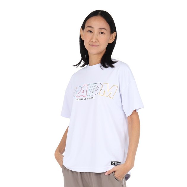 ジローム（GIRAUDM）（レディース）ドライプラス プリント 半袖Tシャツ 