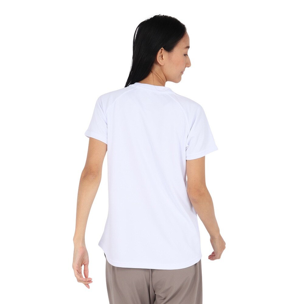 ジローム（GIRAUDM）（レディース）ドライプラス プリント 半袖Tシャツ MST44E CT5S0028-TR864-GRES WHT