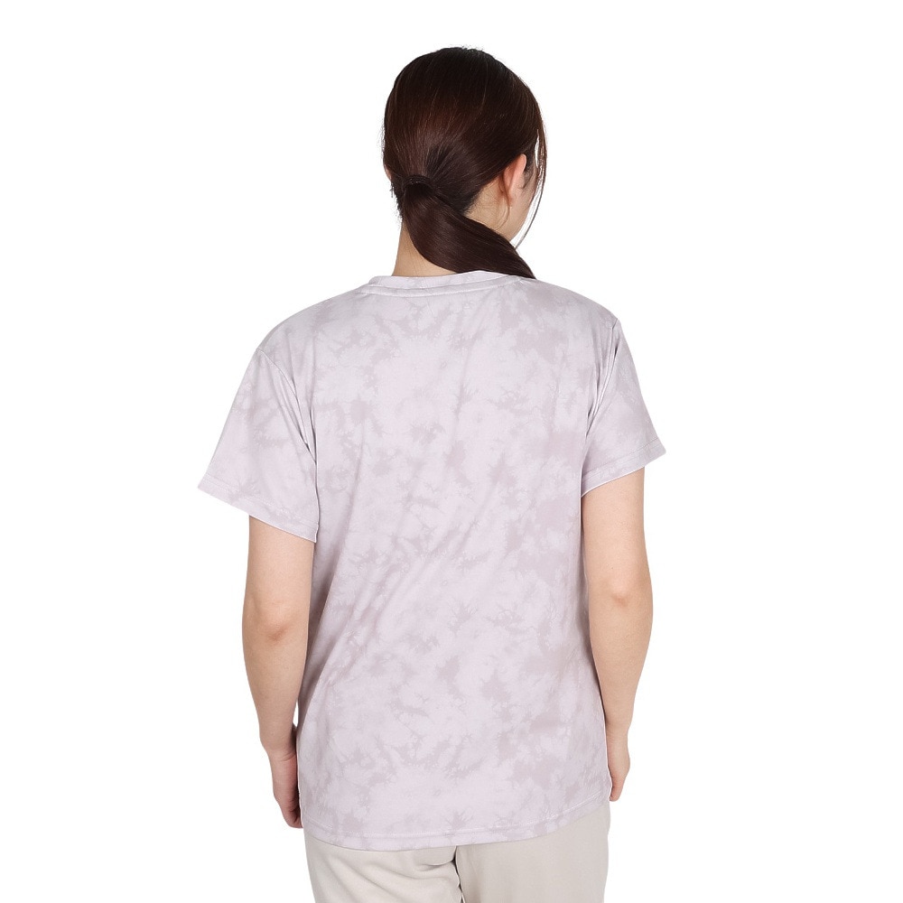 ジローム（GIRAUDM）（レディース）ドライプラス プリント MST38E 半袖 Tシャツ CT5S0030-TR864-GRES BEG