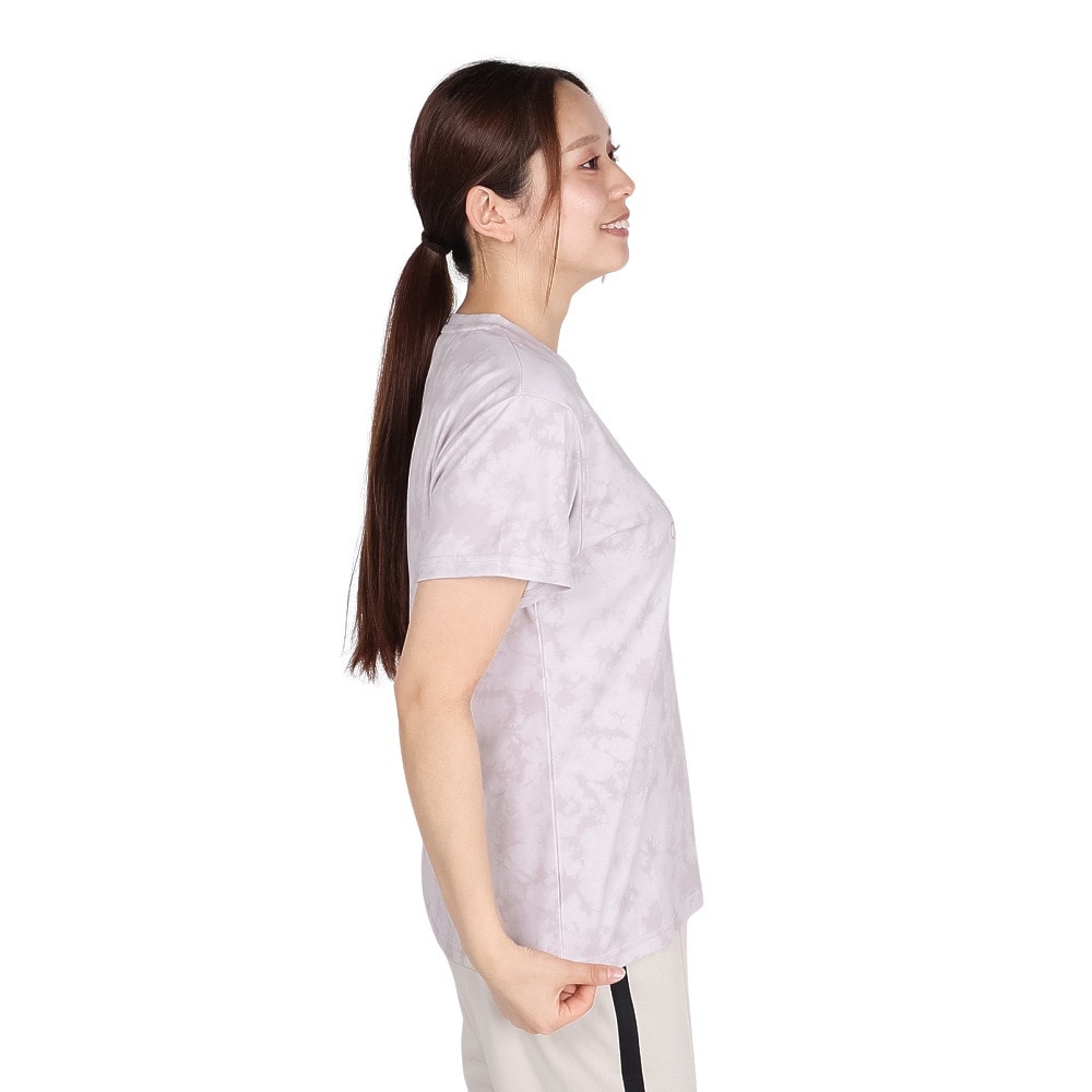 ジローム（GIRAUDM）（レディース）ドライプラス プリント MST38E 半袖 Tシャツ CT5S0030-TR864-GRES BEG