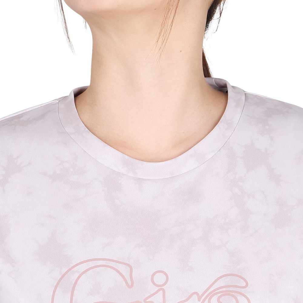 ジローム（GIRAUDM）（レディース）ドライプラス プリント MST38E 半袖 Tシャツ CT5S0030-TR864-GRES BEG