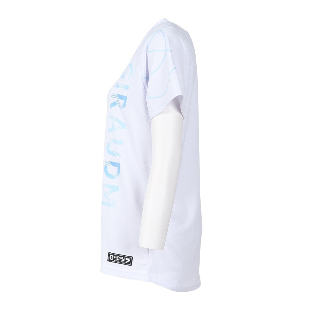 ジローム（GIRAUDM）（レディース）ドライプラス プリント MST19E 半袖 Tシャツ CT5S0032-TR864-GRES WHT