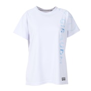 (レディース)ドライプラス プリント MST19E 半袖 Tシャツ CT5S0032-TR864-GRES WHT