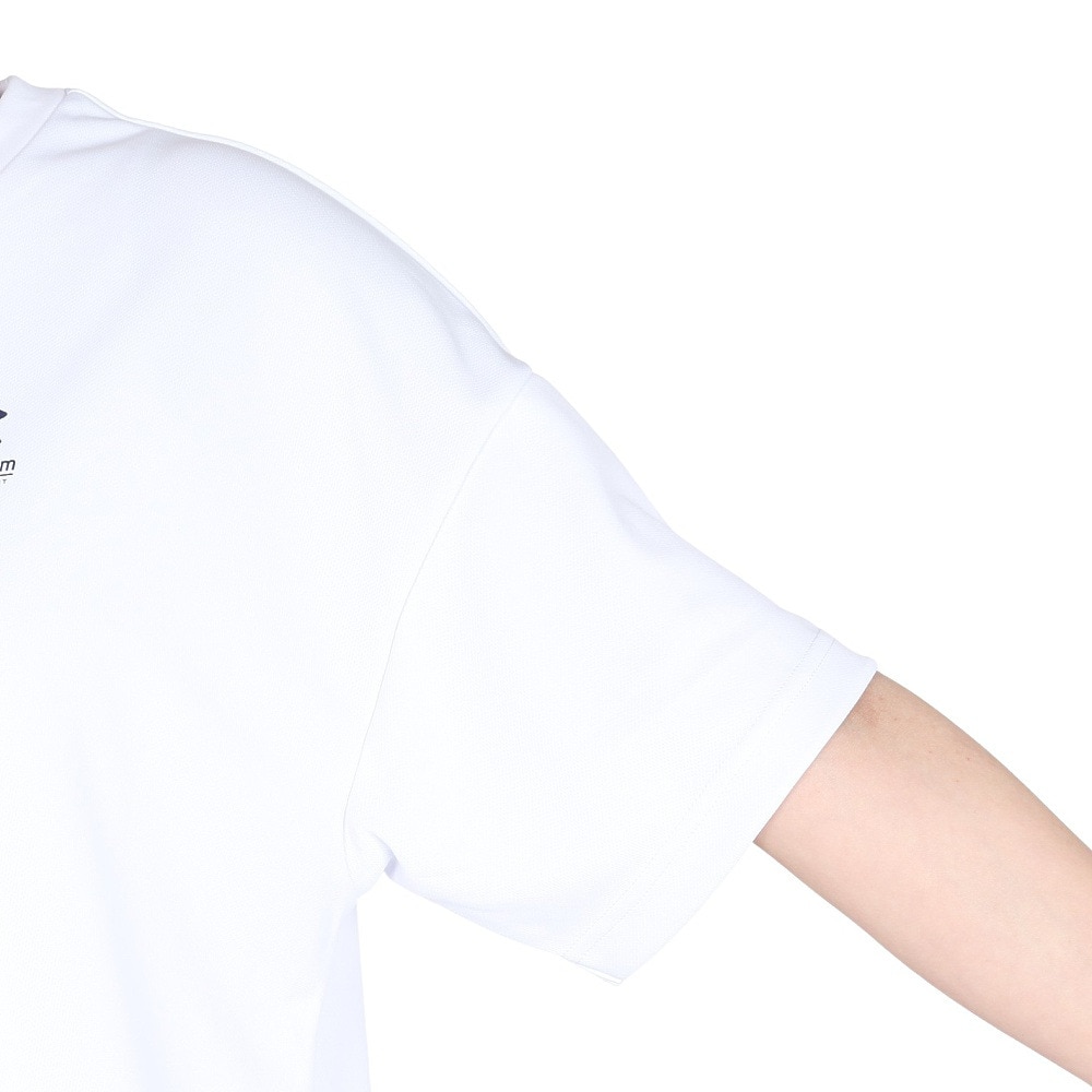 ジローム（GIRAUDM）（レディース）ドライプラス プリント半袖Tシャツ MST45E CT5S0034-TR864-GRES WHT
