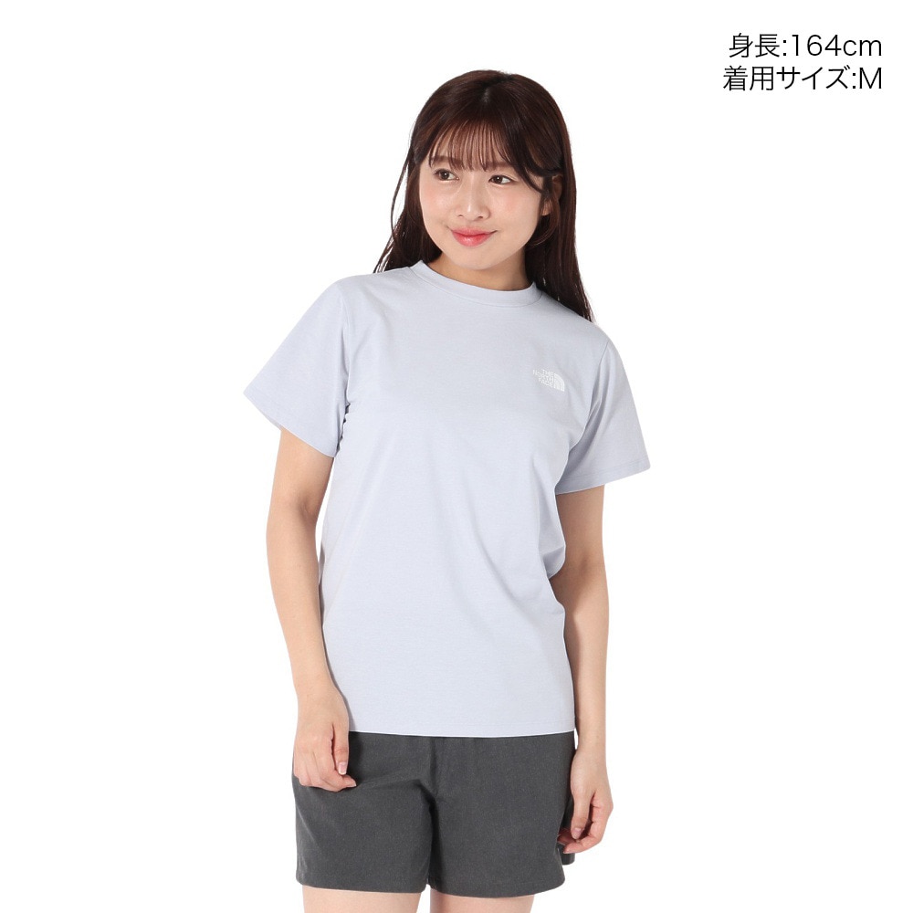 ザ・ノース・フェイス（THE NORTH FACE）（レディース）半袖 ES フラワーボックスロゴ Tシャツ NTW32583 MH
