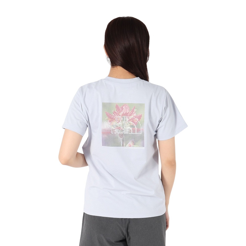 ザ・ノース・フェイス（THE NORTH FACE）（レディース）半袖 ES フラワーボックスロゴ Tシャツ NTW32583 MH