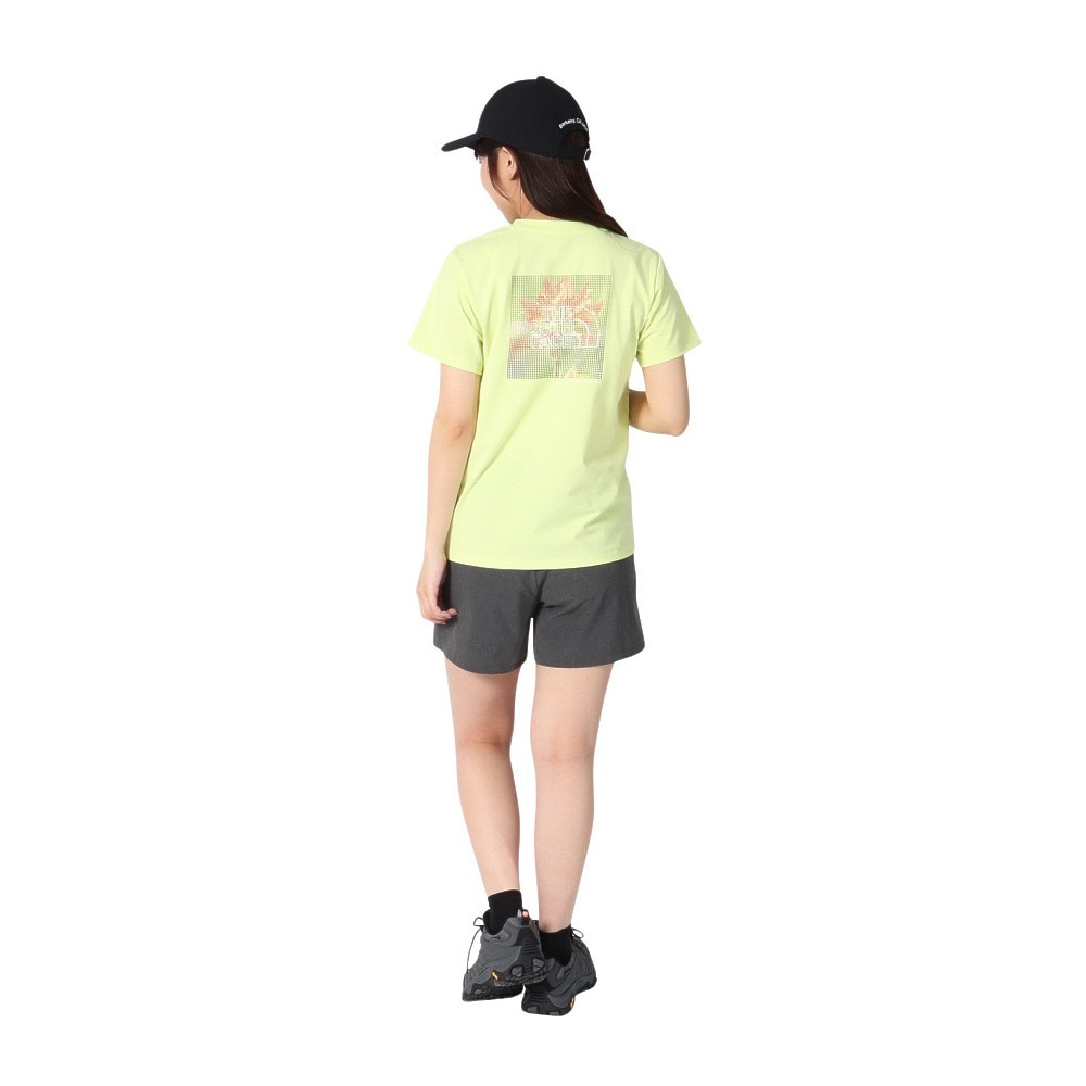 ザ・ノース・フェイス（THE NORTH FACE）（レディース）半袖 ES フラワーボックスロゴ Tシャツ NTW32583 SF