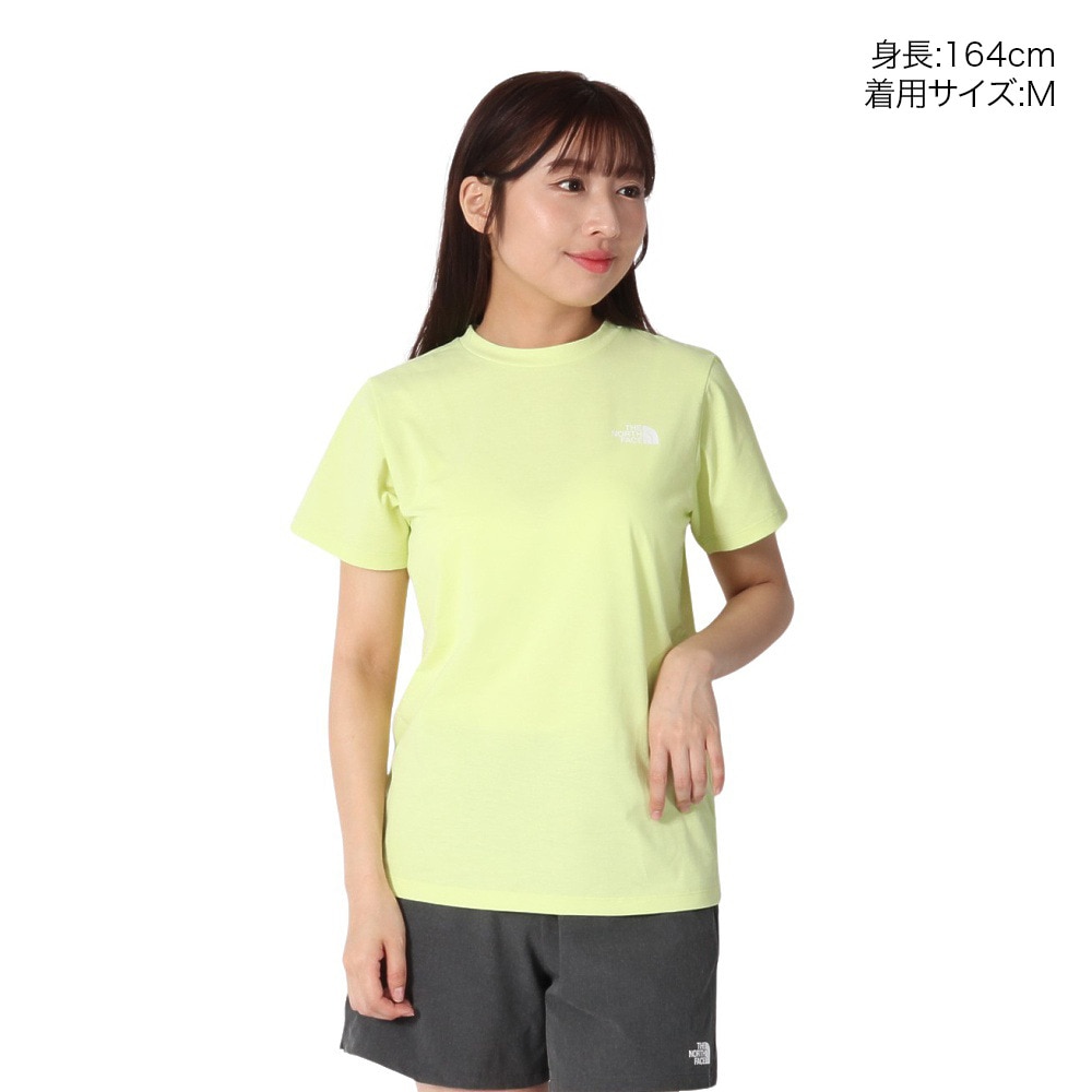 ザ・ノース・フェイス（THE NORTH FACE）（レディース）半袖 ES フラワーボックスロゴ Tシャツ NTW32583 SF