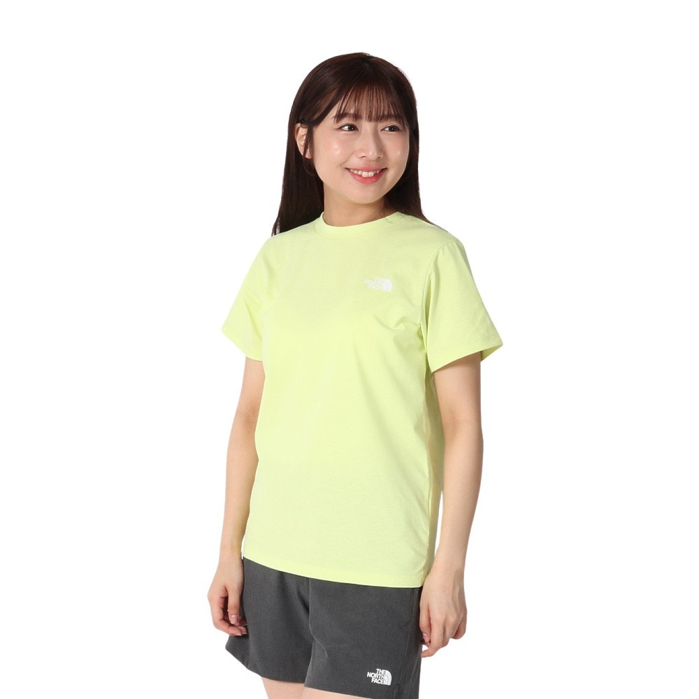 ザ・ノース・フェイス（THE NORTH FACE）（レディース）半袖 ES フラワーボックスロゴ Tシャツ NTW32583 SF