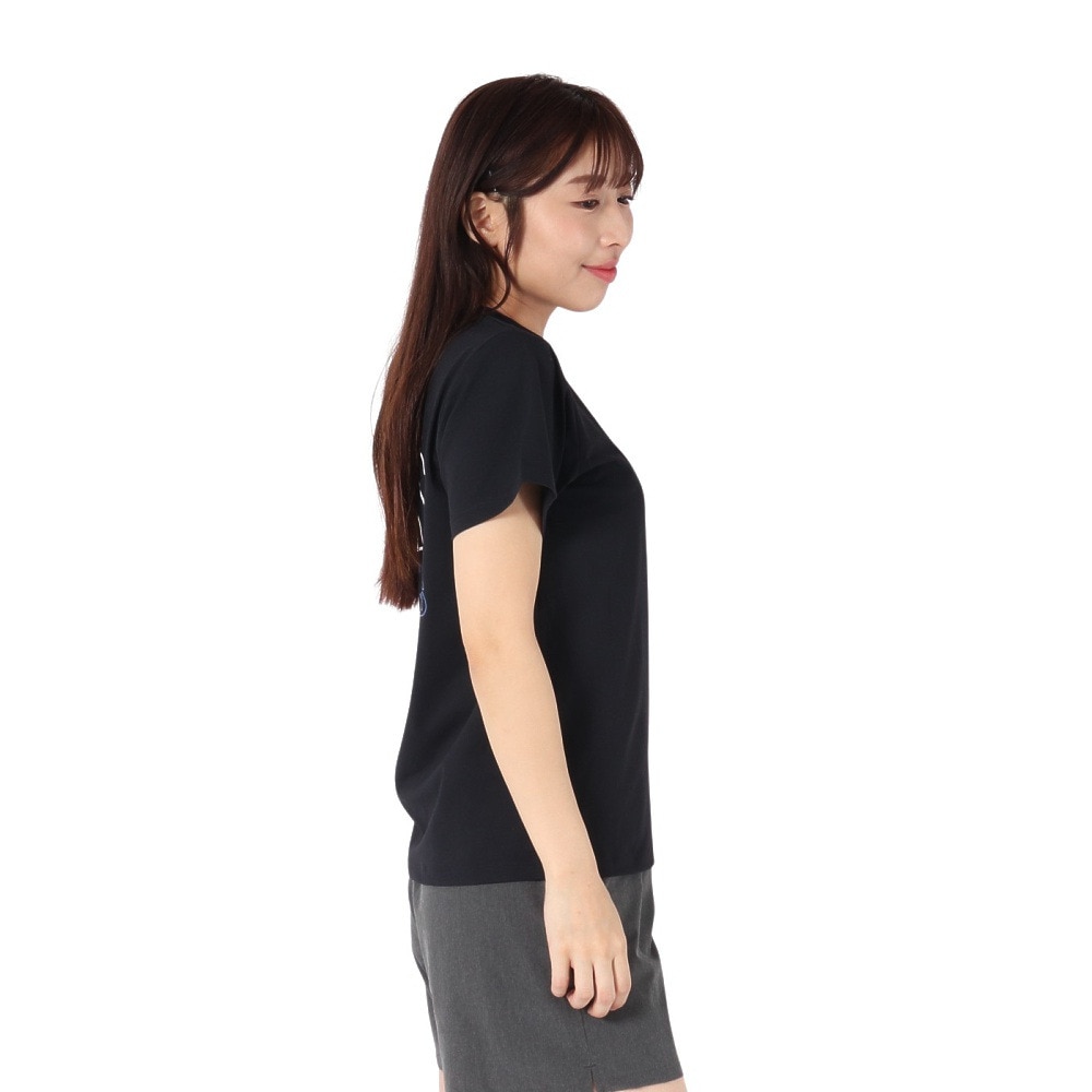ザ・ノース・フェイス（THE NORTH FACE）（レディース）半袖 ES66 ロゴTシャツ NTW32585 K