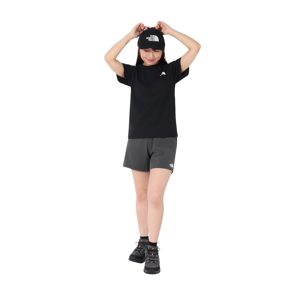 ザ・ノース・フェイス（THE NORTH FACE）（レディース）半袖 ES66 ロゴTシャツ NTW32585 K