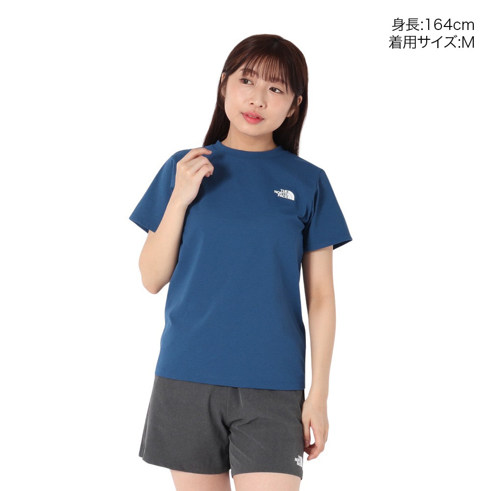 ザ・ノース・フェイス（THE NORTH FACE）（レディース）半袖 ES66 ロゴTシャツ NTW32585 OB