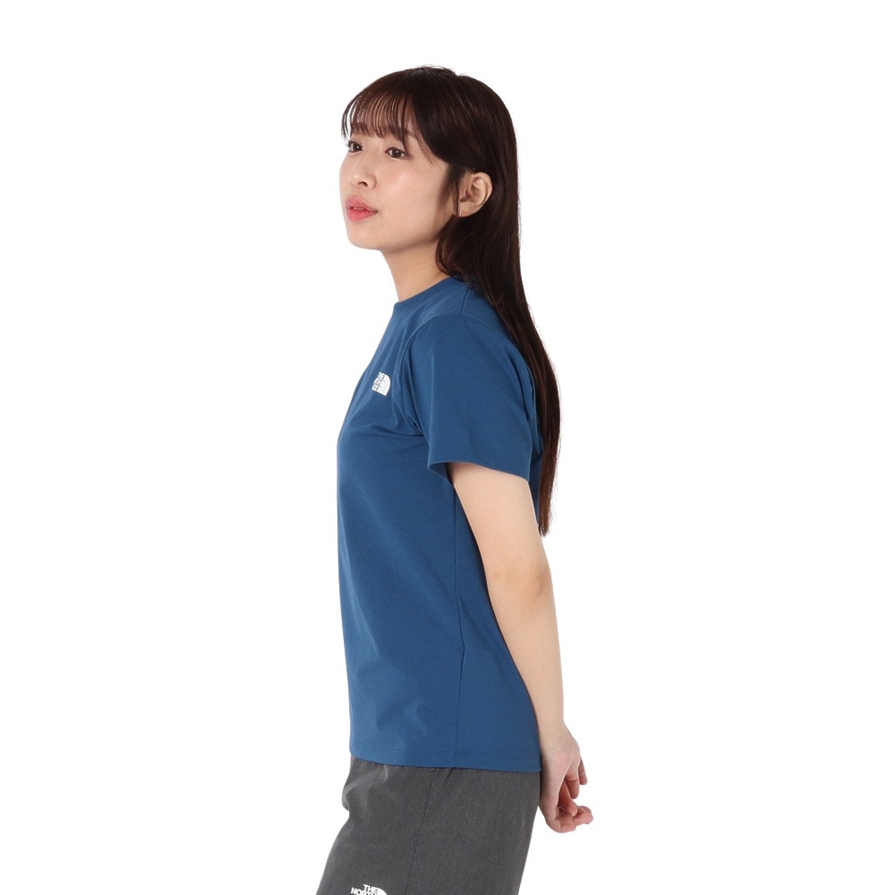 ザ・ノース・フェイス（THE NORTH FACE）（レディース）半袖 ES66 ロゴTシャツ NTW32585 OB