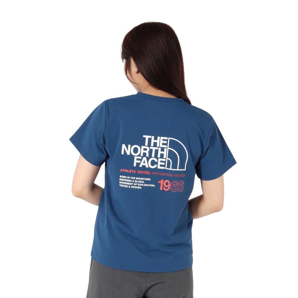 ザ・ノース・フェイス（THE NORTH FACE）（レディース）半袖 ES66 ロゴTシャツ NTW32585 OB