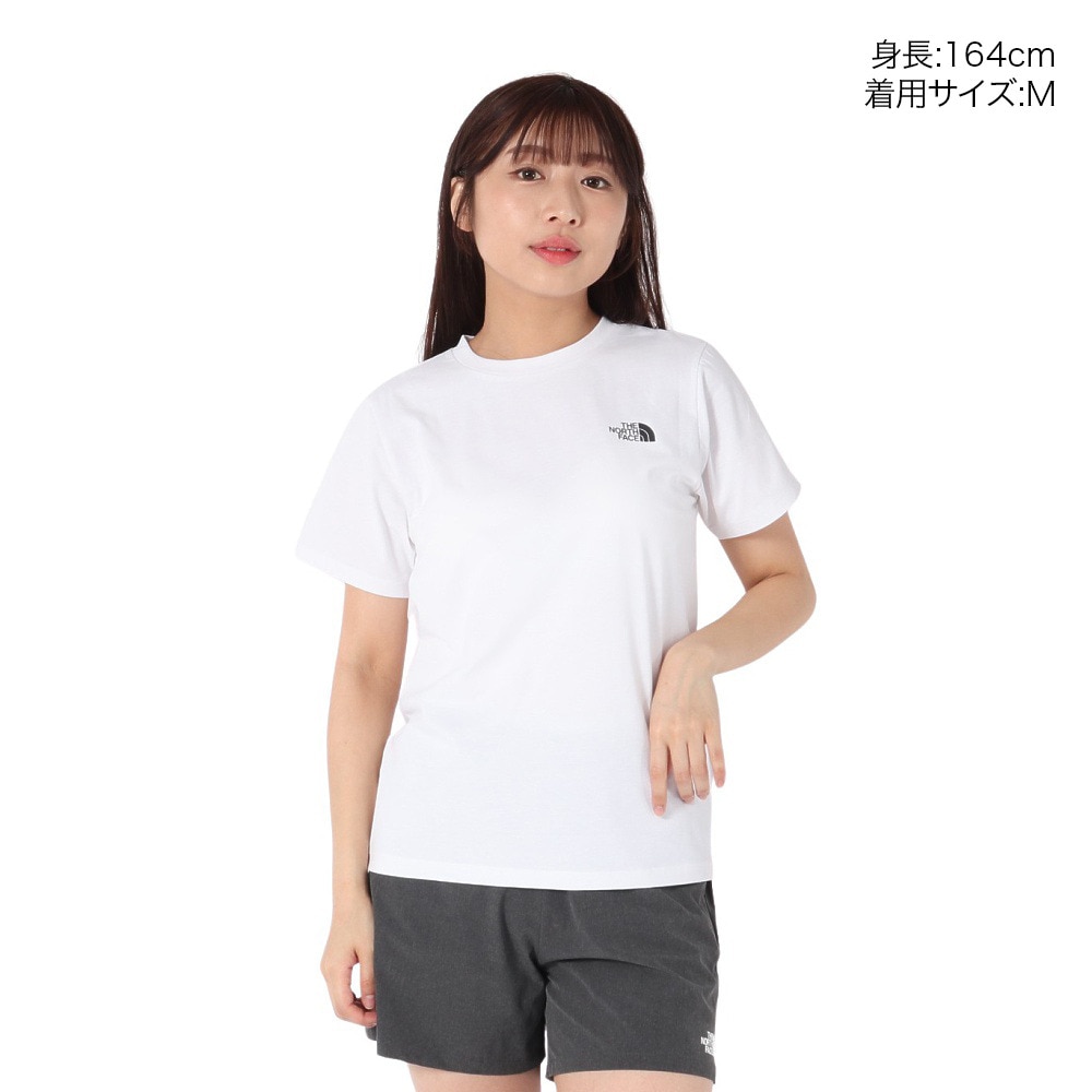 ザ・ノース・フェイス（THE NORTH FACE）（レディース）半袖 ES66 ロゴTシャツ NTW32585 W
