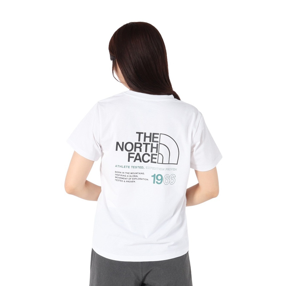 ザ・ノース・フェイス（THE NORTH FACE）（レディース）半袖 ES66 ロゴTシャツ NTW32585 W
