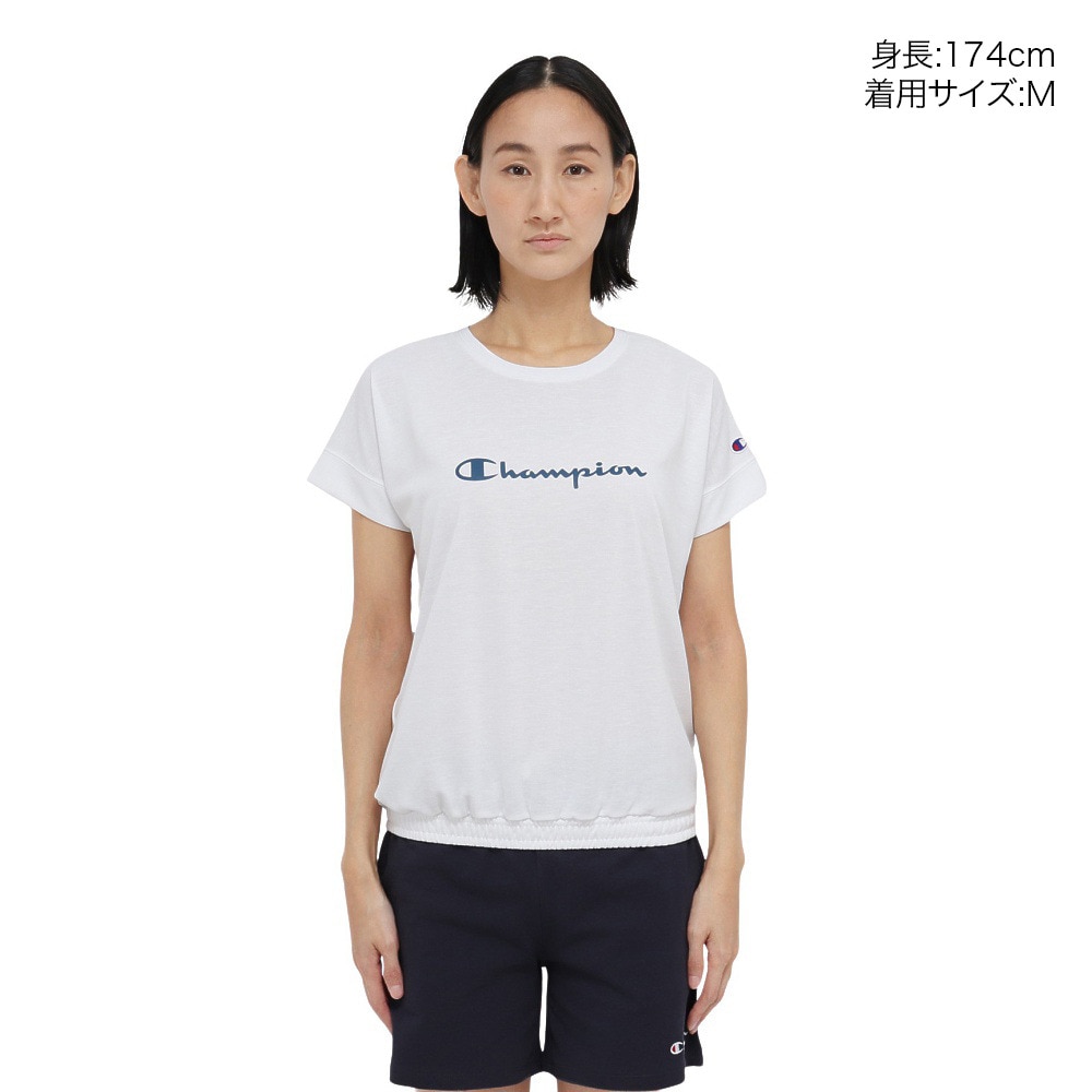 チャンピオン（CHAMPION）（レディース）REPEL MESH JERSEY 半袖Tシャツ CW-BS306 010